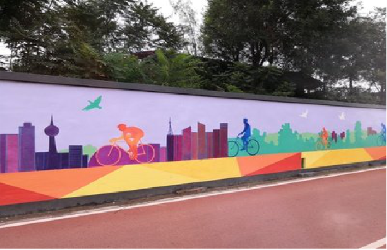  泾阳墙体彩绘-围墙