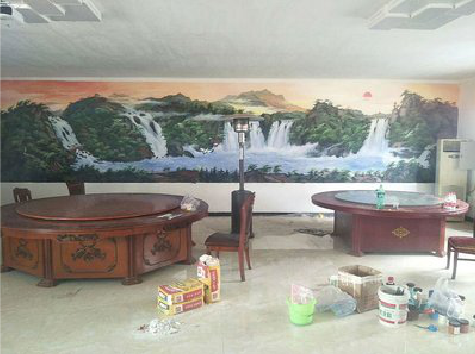  泾阳墙绘-写实风景