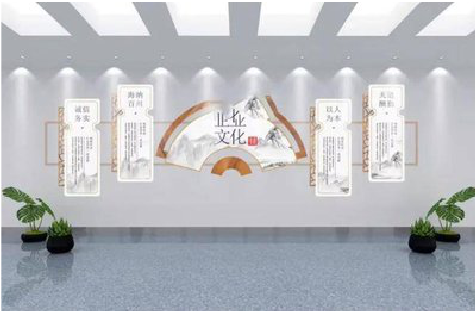  泾阳企业文化墙设计的核心要素。