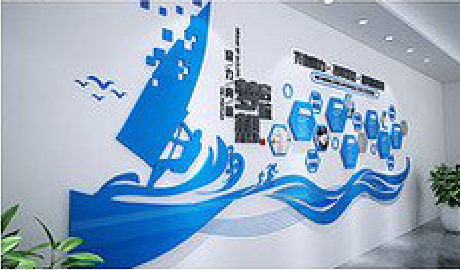  泾阳海浪主题文化墙如何设计？