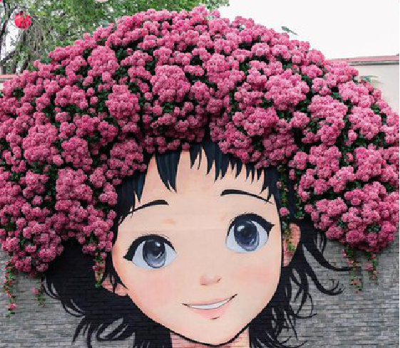  泾阳墙体彩绘-网红墙打卡