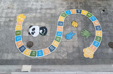  泾阳地面游戏彩绘