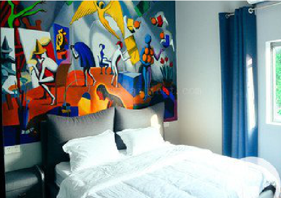  泾阳对于酒店的墙体彩绘而言更注重哪些方面？