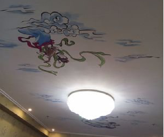  泾阳如何快速绘制天花板上的手绘墙？