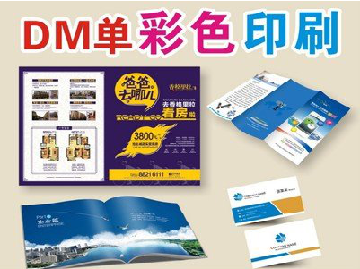  泾阳单页印刷，色彩搭配简单。